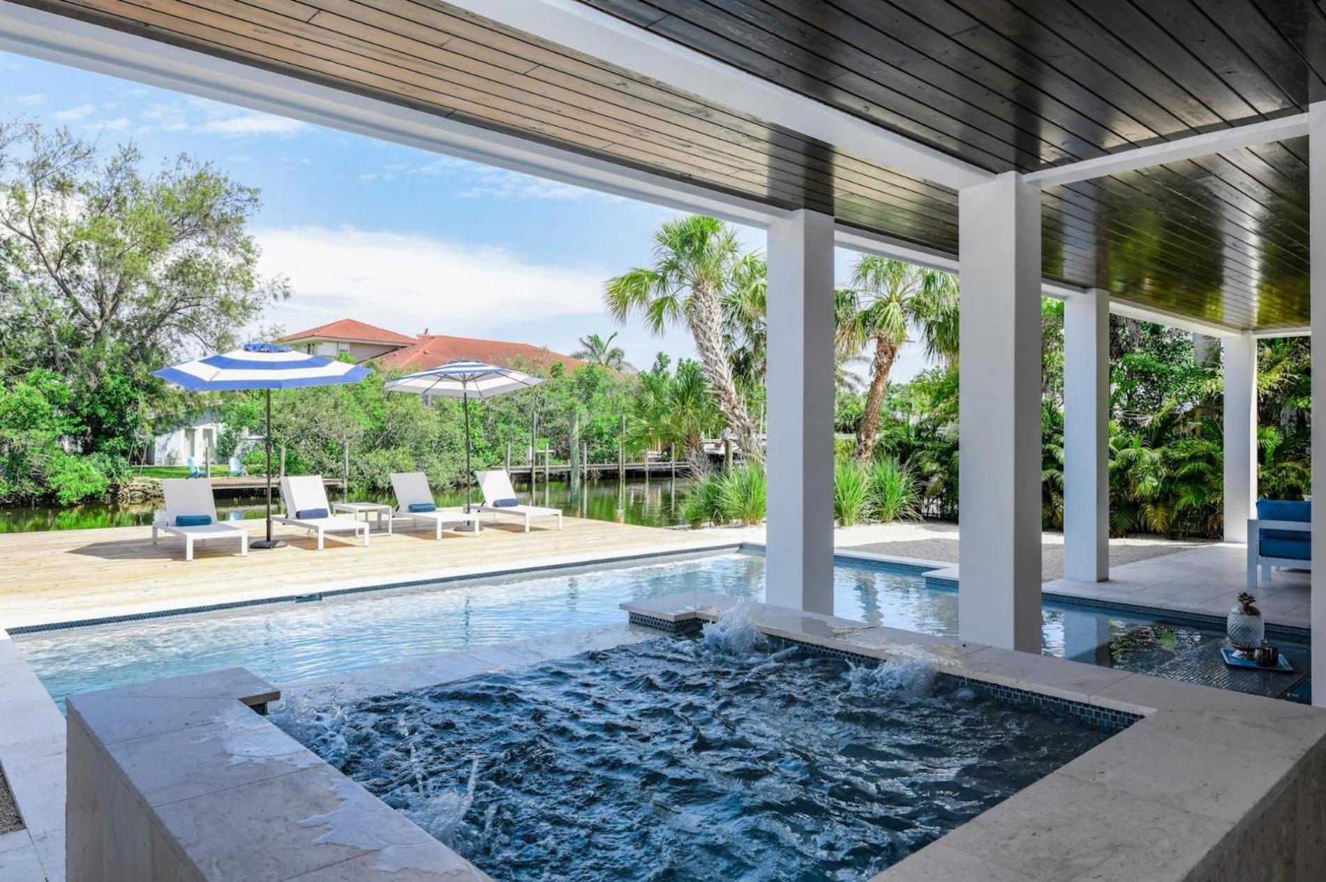 Sea La Vie Beach House - Luxurious 4Br Home W Pool Spa Dock Canal Access On Anna Maria Island Bagian luar foto